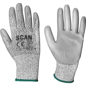 Scan PU Coated Cut 3 Gloves Grey M