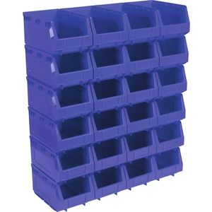 View product details for the Sealey Plastic Storage Bin 103 x 85 x 53mm Blue 24