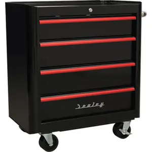 Sealey Retro Style 4 Drawer Roller Cabinet