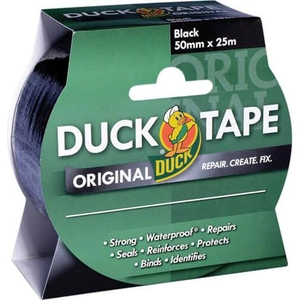 Shure Shur Original Duck Tape Black 50mm 25m