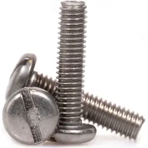 Sirius Pan Head Machine Screw Slotted A4 316 Stainless Steel M8 50mm Pack of 1