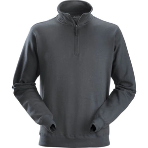 Snickers 2818 Mens 1/2-Zip Sweatshirt Grey XL