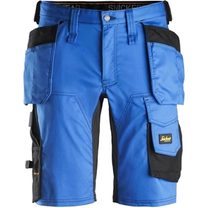 Snickers 6141 Allround Work Stretch Slim Fit Holster Pockets Shorts Blue / Black 38