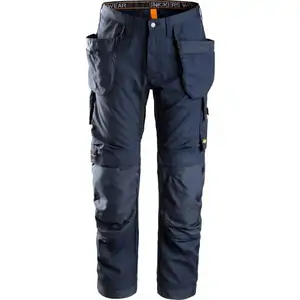 Snickers 6201 Mens Allround Work Trousers with Pockets Navy Blue 33 32
