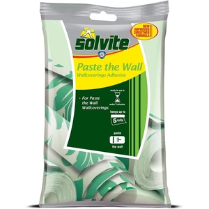 View product details for the Solvite Paste The Wall Wallpaper Adhesive - 5 Rolls