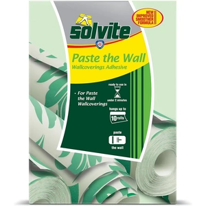 View product details for the Solvite Paste The Wall Wallpaper Adhesive - 10 Rolls
