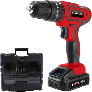 Sovereign 18V Cordless Combi Drill Kit with 71 Piece Drill Driver Accessories