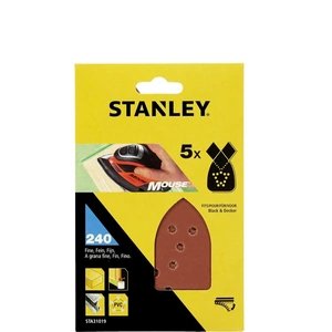 Stanley Mouse Sanding Sheets - 240G - STA31019-XJ