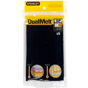 STANLEY DualMelt 12x101mm Glue Sticks – Pack of 6 (1-GS15DT)