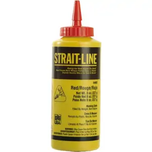 Strait Line StraitLine Chalk Refill Permanent Red