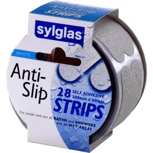 Sylglas Anti Slip Strips Clear Pack of 60