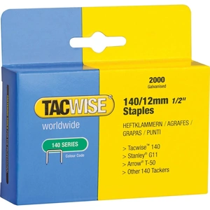 Tacwise 140 Staples 12mm Pack of 2000