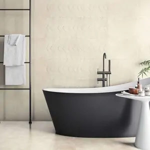 Energy Cream Concrete Effect Porcelain Wall & Floor Tile - 450mm x 450mm Total Tiles 8429178235618