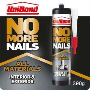 UniBond No More Nails Interior & Exterior Sealant Cartridge 390g