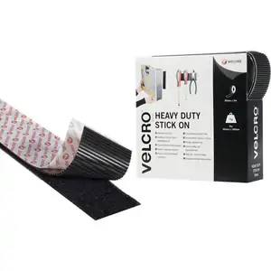 Velcro Brand Velcro Heavy Duty Stick On Tape Black 50mm 5m Pack of 1