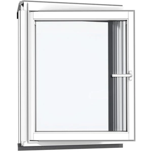 VELUX VFA MK35 2070 White Painted Vertical Side Hung Window Laminated - 78cm x 95cm