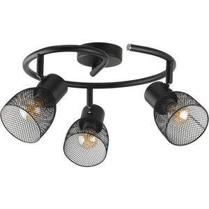 Verve Design Emily 3 Lamp Spotlight Ring - Black