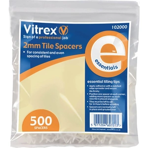 Vitrex Essential Tile Spacers 2mm Pack of 500