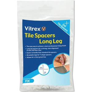 Vitrex Long Leg Tile Spacers 3mm Pack of 500