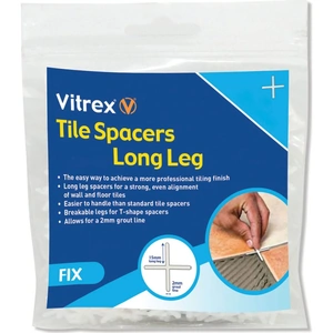 Vitrex Long Leg Tile Spacers 5mm Pack of 100