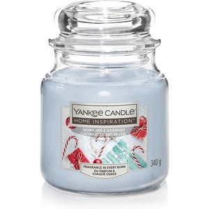 Yankee Candle Home Inspiration Medium Jar Snowflakes and Sleigh Rides